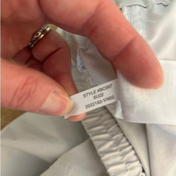 J.Crew High Rise 3" Pull-On White Utility Shorts Size Large Nautical Fisherman - Picture 6 of 9